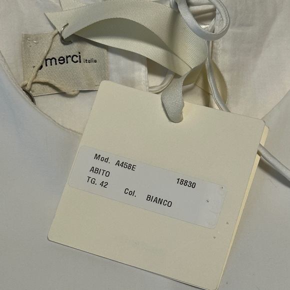 MERCI Italian minimalist mini dress. NWT 2004 - Picture 6 of 6